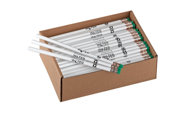 Personalized Imprinted Pencils Made from Recycled Newspaper and Cardboard