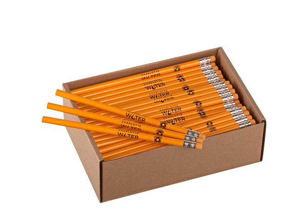 Personalized Imprinted Pencils Made from Recycled Newspaper and Cardboard