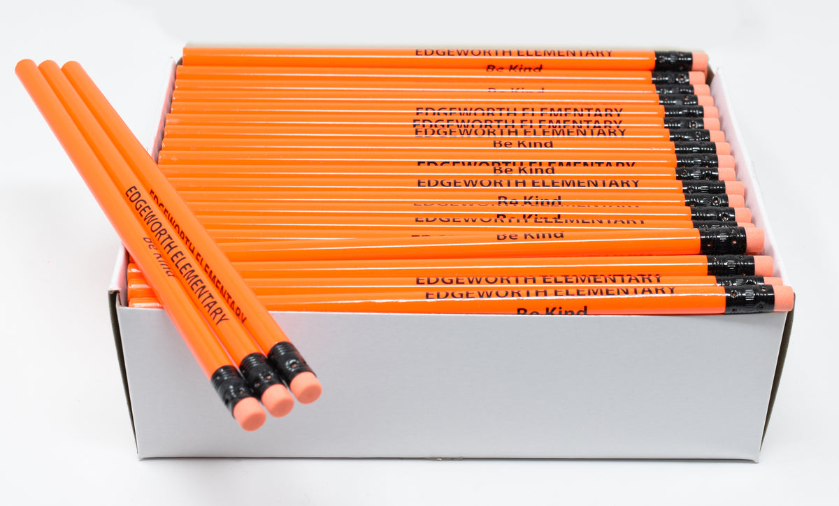 Bulk 72 Pc. Personalized Neon Solid Color Pencils