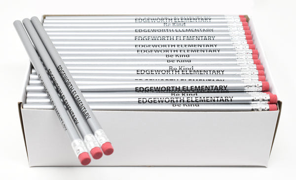 Promotional Personalized Imprinted Round Pencils (Light Colors)