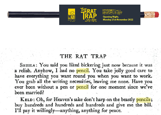 Pencilguyshop is  Off Broadway - The Rat Trap by Noel Coward- Mint Theater Company