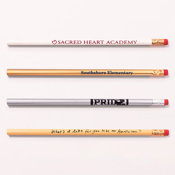 Promotional Personalized Imprinted Round Pencils (Light Colors)