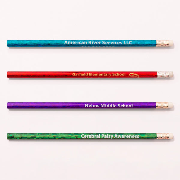 Promotional Personalized Imprinted Glitz Round Pencils