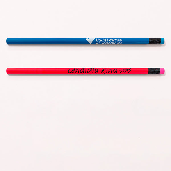 Promotional Personalized Imprinted Neon Round Pencils