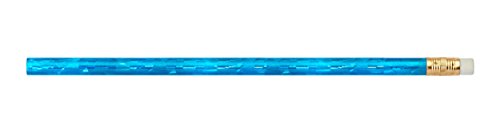 blank glitz round pencils - blue