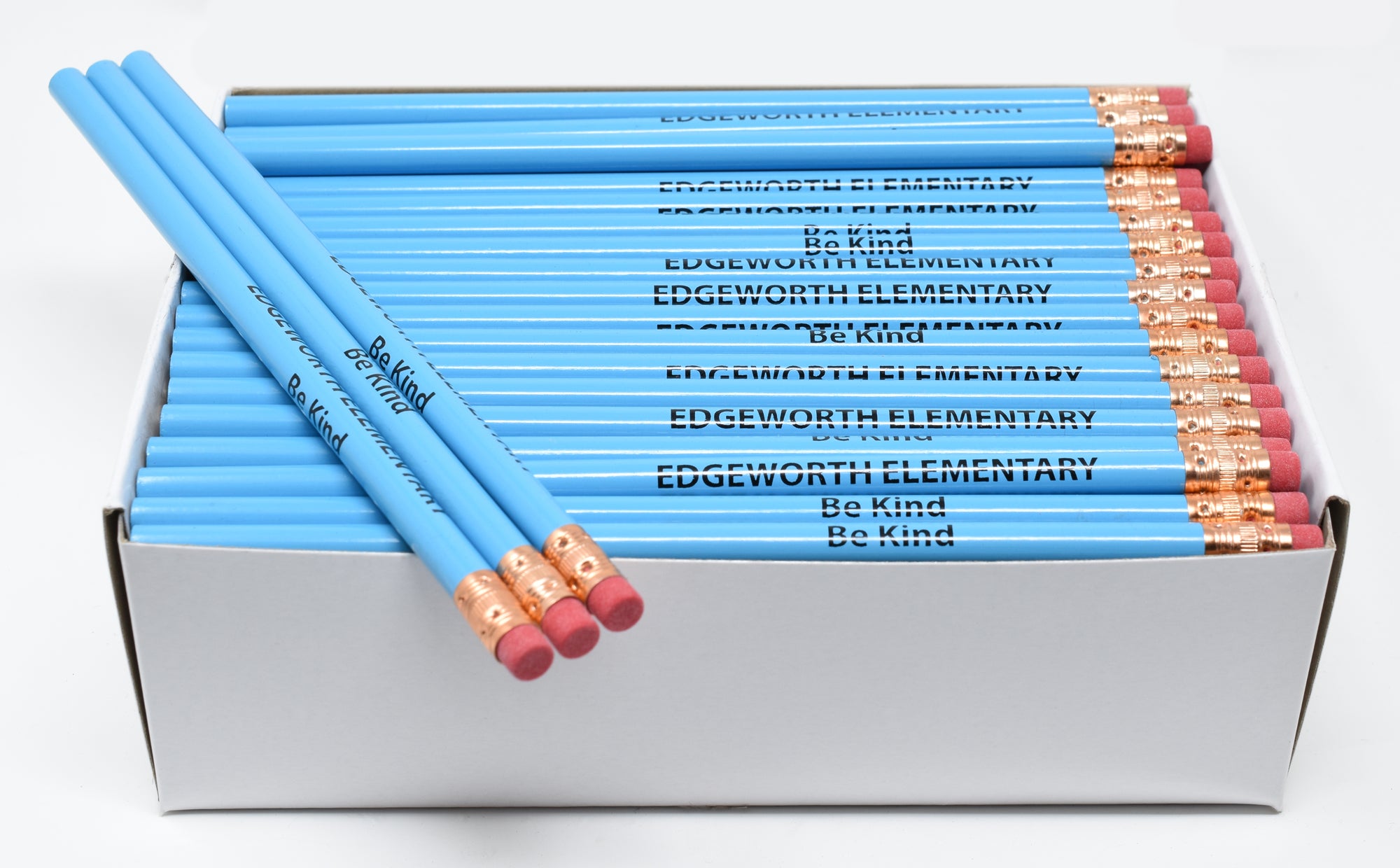 Promotional Personalized Imprinted Round Pencils (Light Colors)