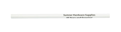 Pencil Guy Shop Promotional Personalized Imprinted Untipped White Round Pencil, no Eraser - Pencil Guy Shop